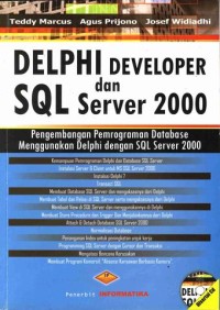 Image of DELPHI DEVELOPER dan SQL Server 2000