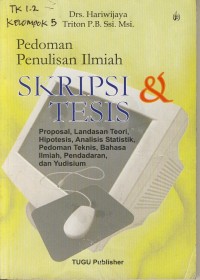 Image of Pedoman Penulisan Ilmiah SKRIPSI & TESIS