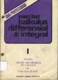 Image of SOAL-PENYELESAIAN kalkulus differensial & integral