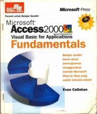 Image of Microsoft Access2000 Visual Basic for Applications Fundamentals