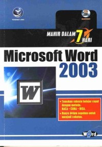 Image of Microsoft Word 2003