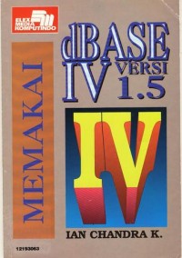 Image of MEMAKAI dBASE IV VERSI 1.5