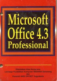 Image of Microsoft Office 4.3 Professional