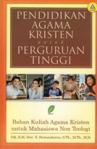 Image of PENDIDIKAN AGAMA KRISTEN untuk PERGURUAN TINGGI