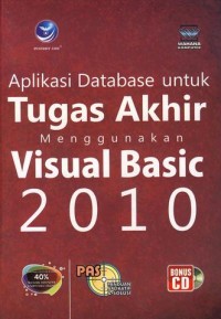 Image of Aplikasi Database untuk Tugas Akhir Menggunakan Visual Basic 2010