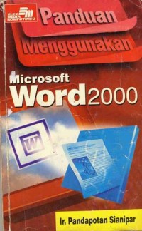 Image of Microsoft Word 2000